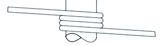 Left wounded torsion springs